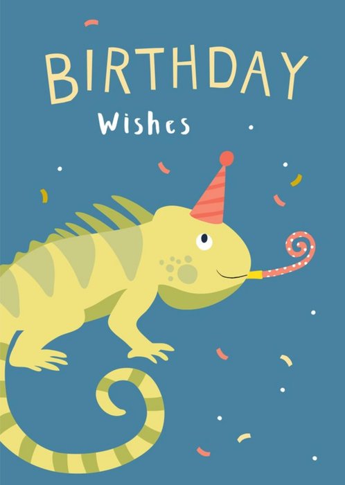 Klara Hawkins Lizard Birthday Greeting Card