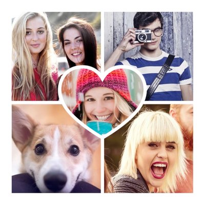 Photo Cards - Love. Upload Multiple Photos To Make The Perfect Personalised Card