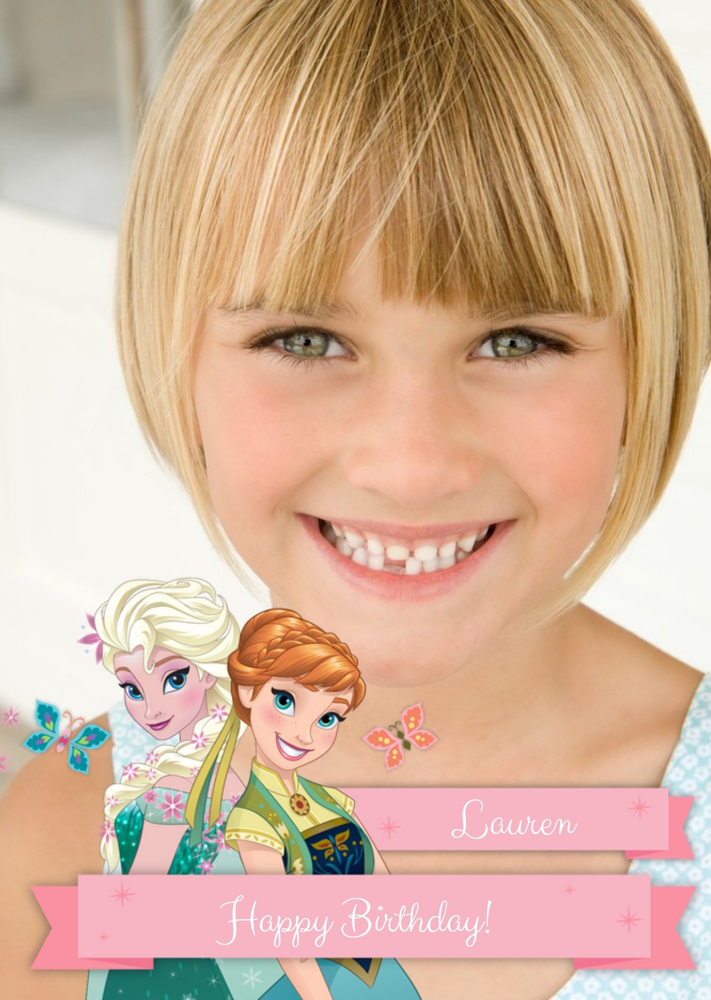 Disney Frozen Photo Card Ecard