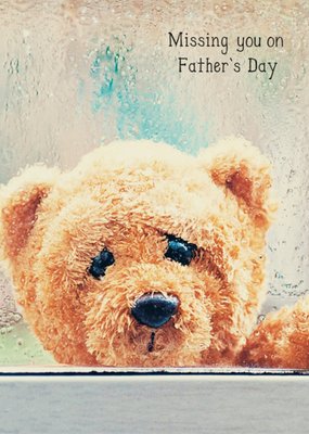 Missing you On Fathers Day Card