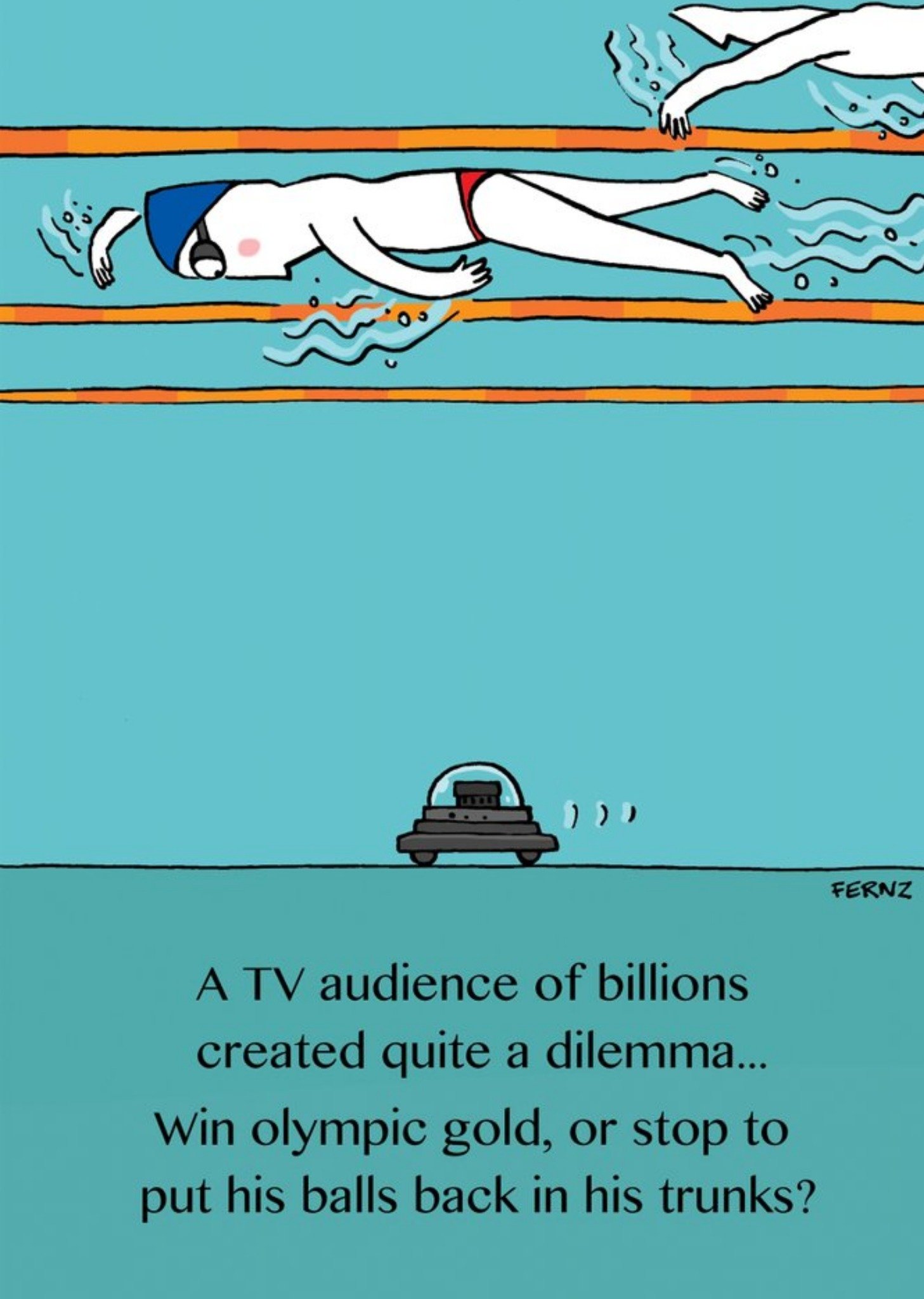 Moonpig A Tv Audience Of Billions Created Quite A Dilemma Card, Large
