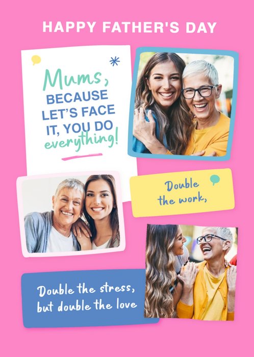 Keep Note Photo Upload LGBTQ+ Father's Day Card