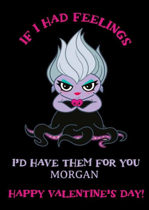 Disney Ursula If I Had Feelings Card