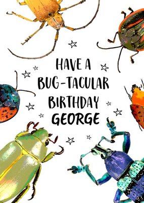 Natural History Museum Bug-Tacular Birthday Card
