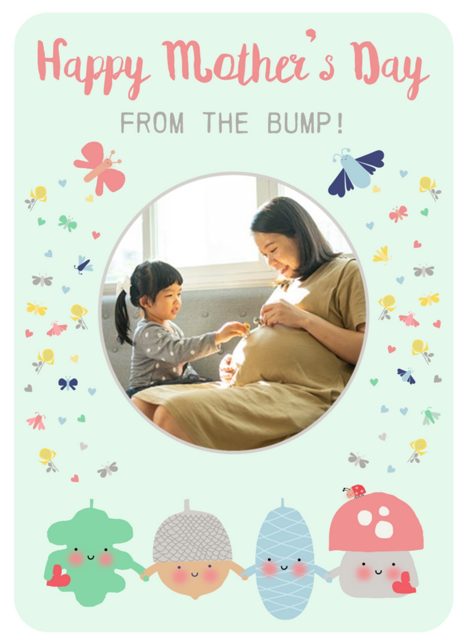 Little Acorns Happy Mothers Day From The Bump Mothers Day Card Ecard