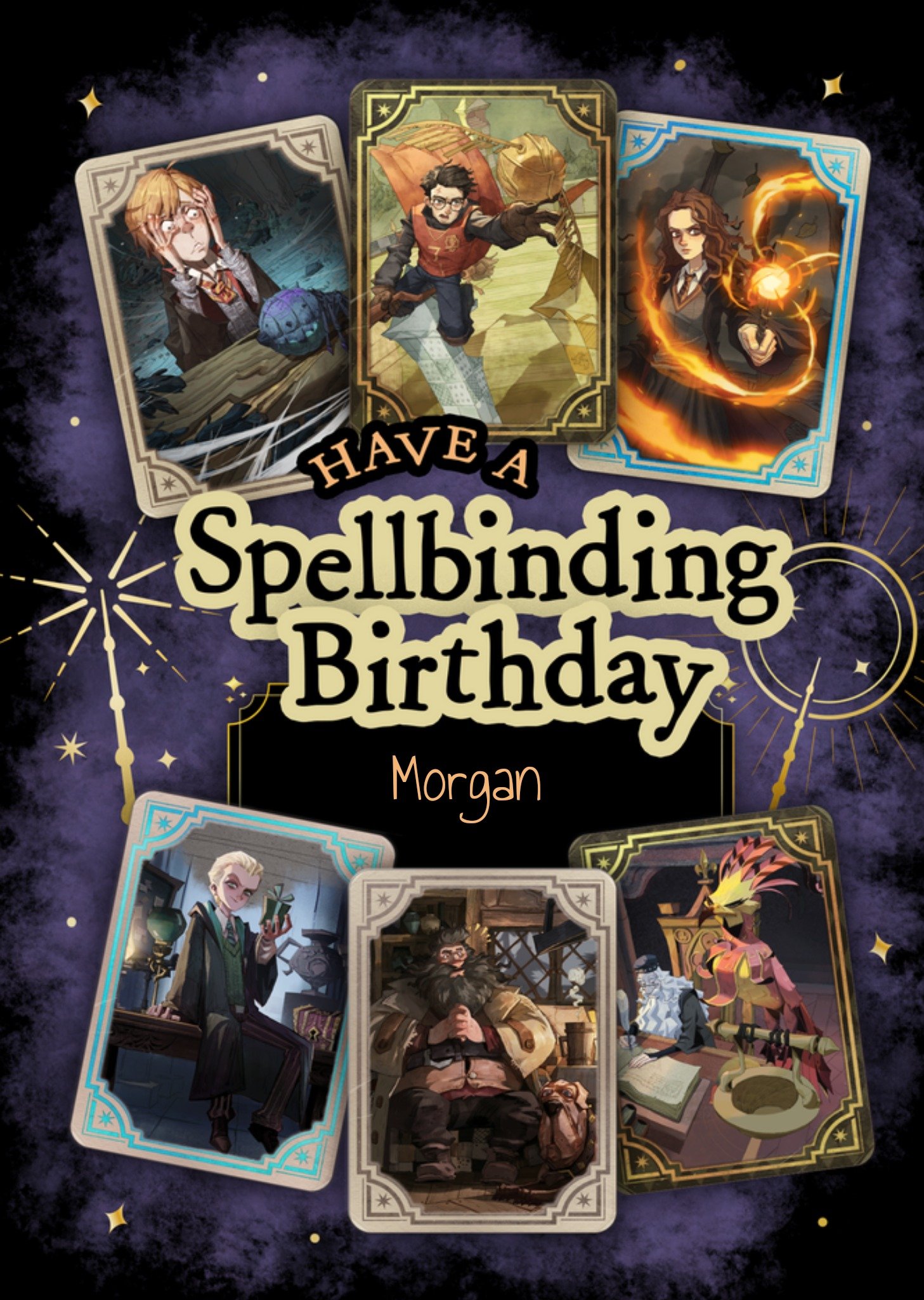 Harry Potter Spellbinding Birthday Card Ecard