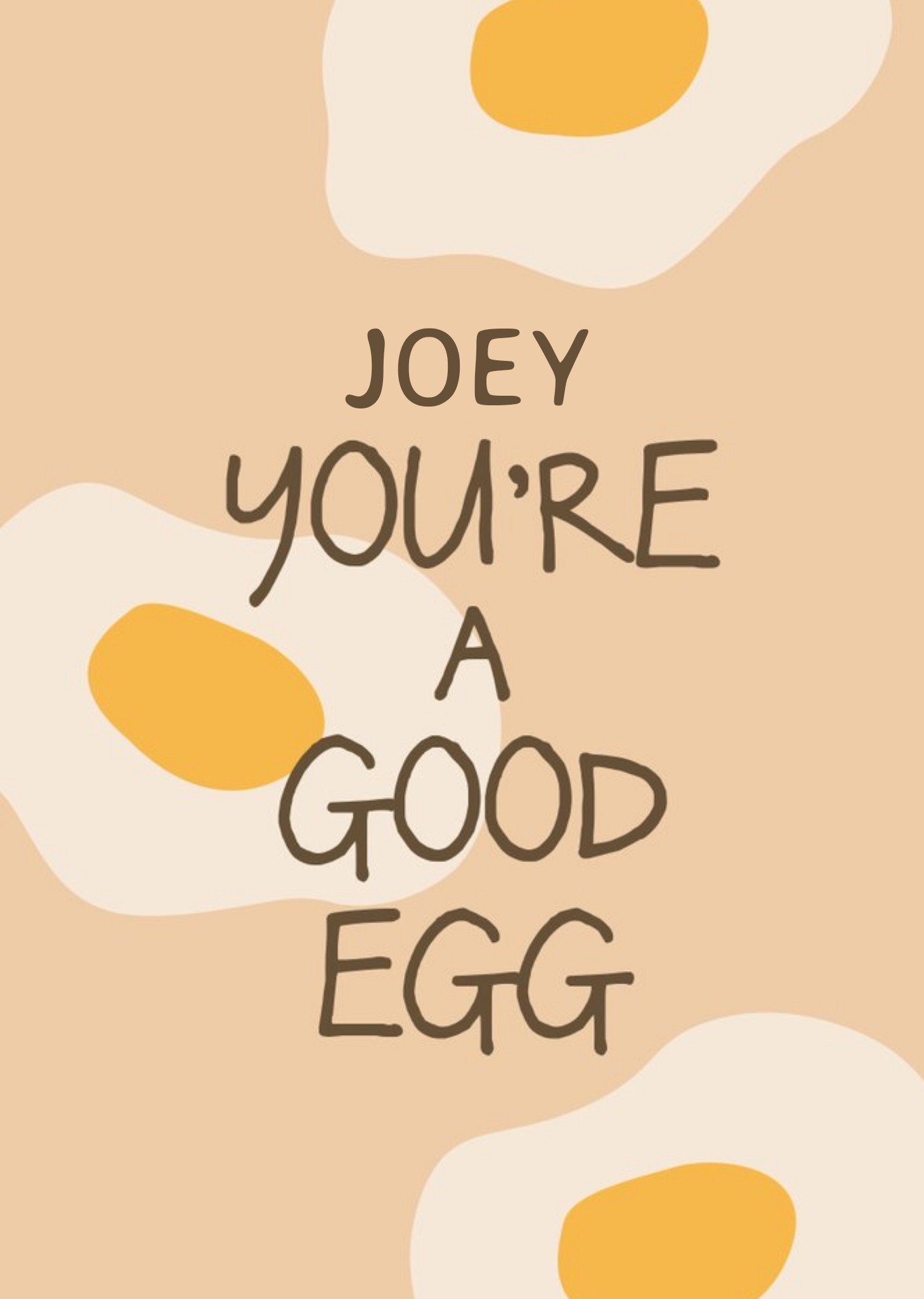 You're A Good Egg Just A Note Card Ecard