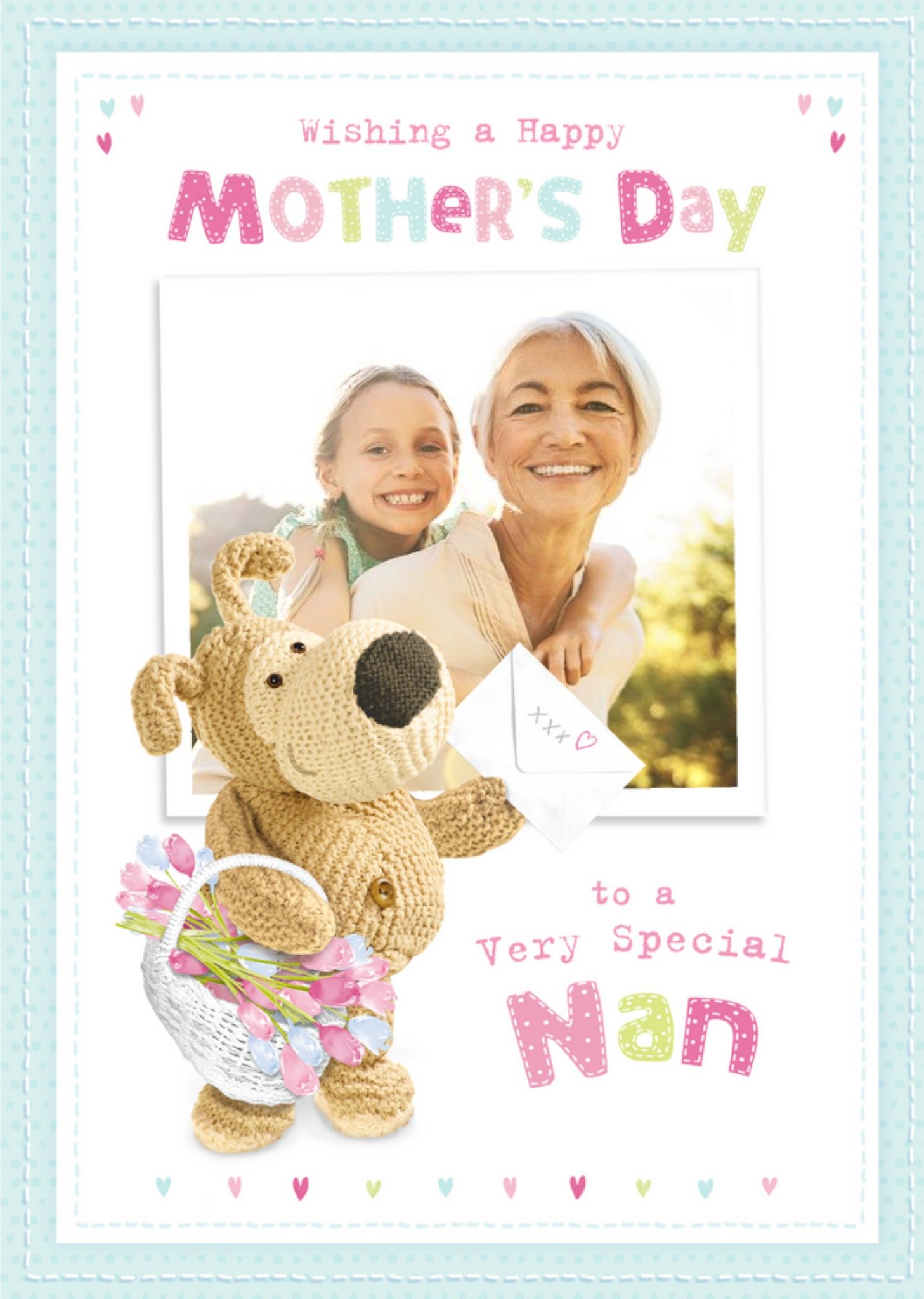 Boofle To A Special Nan Mother's Day Photo Card, Large