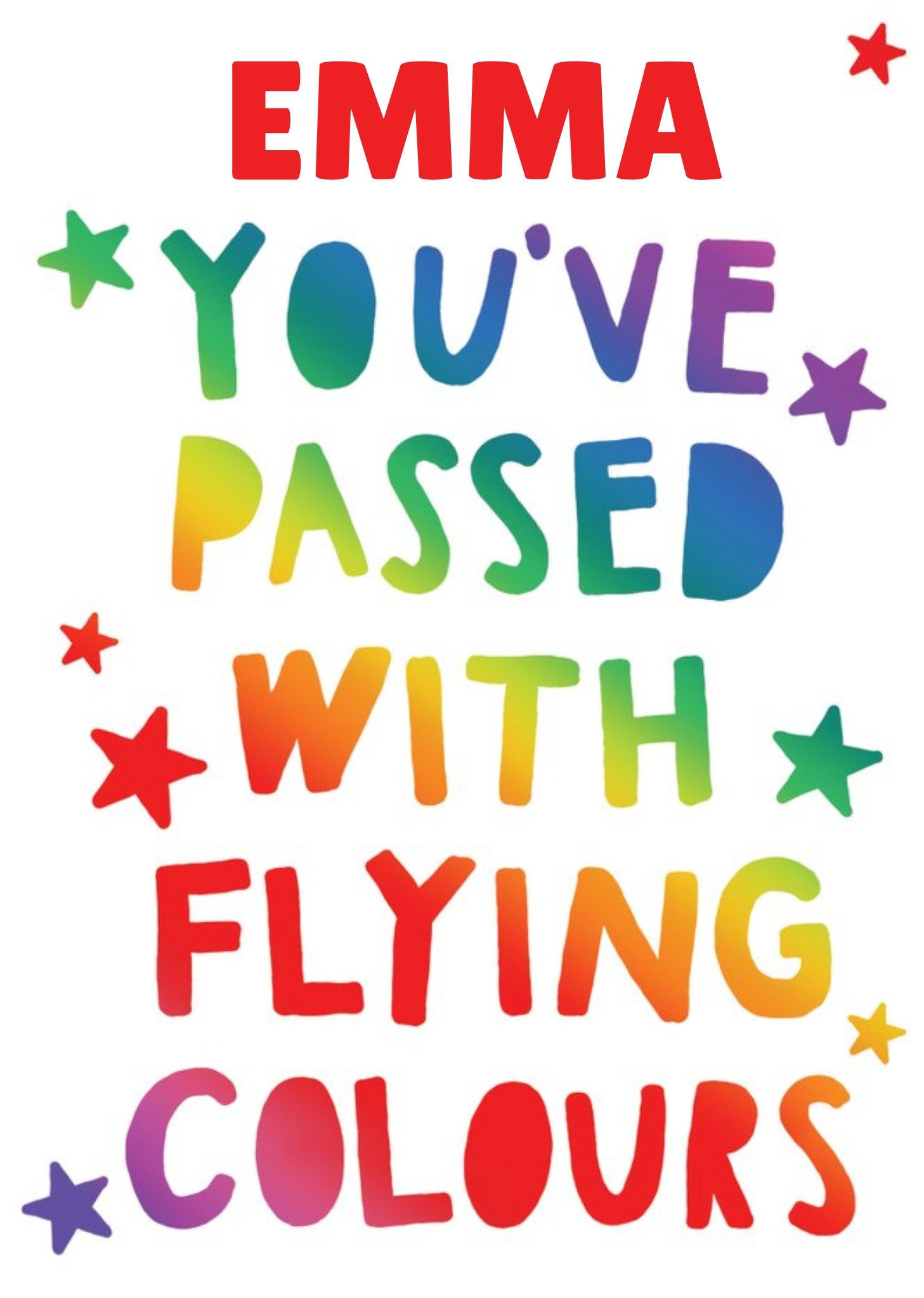 Moonpig Clintons You've Passed With Flying Colours Congratulations Card Ecard