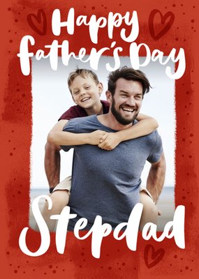 Photo Upload Stepdad Father's Day Card