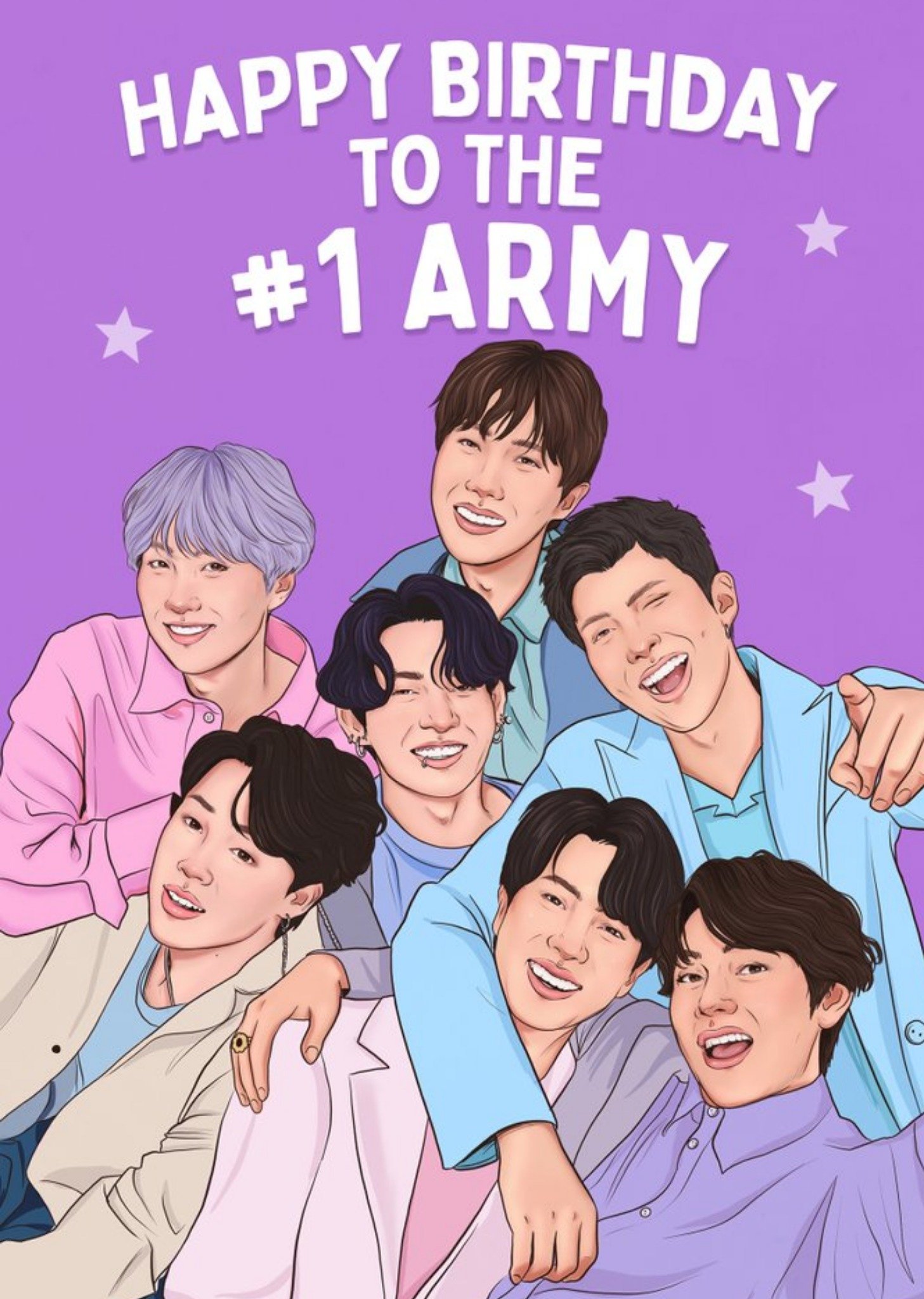 #1 Army Illustration Card Ecard