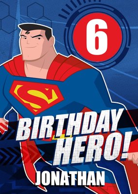 Justice League Birthday Hero Card