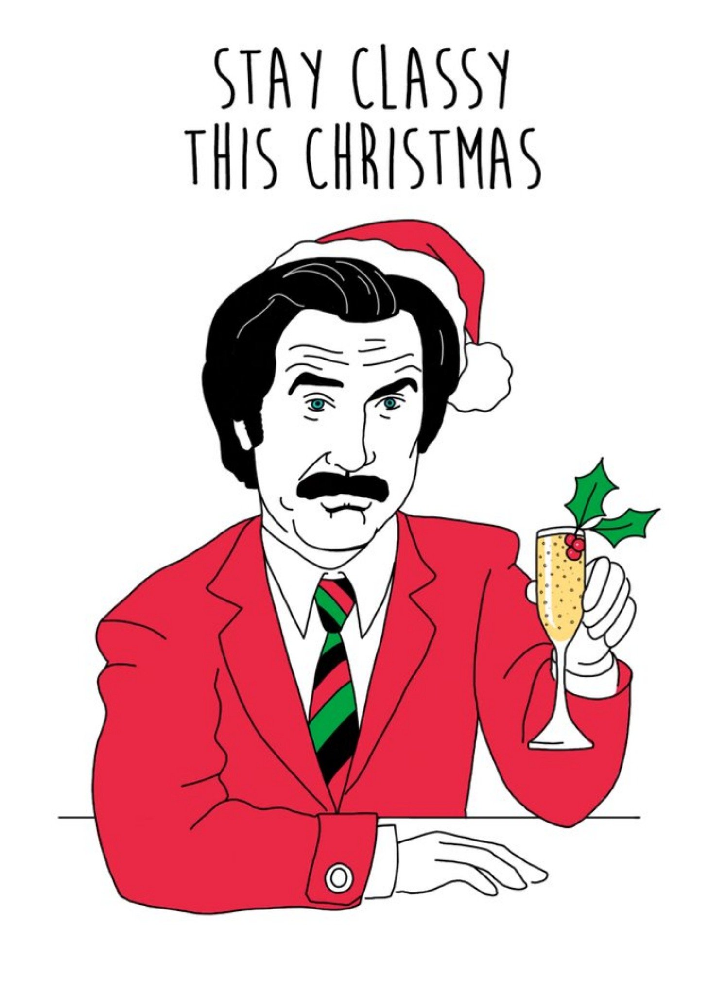 Moonpig Stay Classy This Christmas Card Ecard
