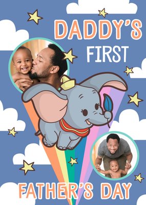 Disney Dumbo Daddy's First Father's Day Photo Upload Card
