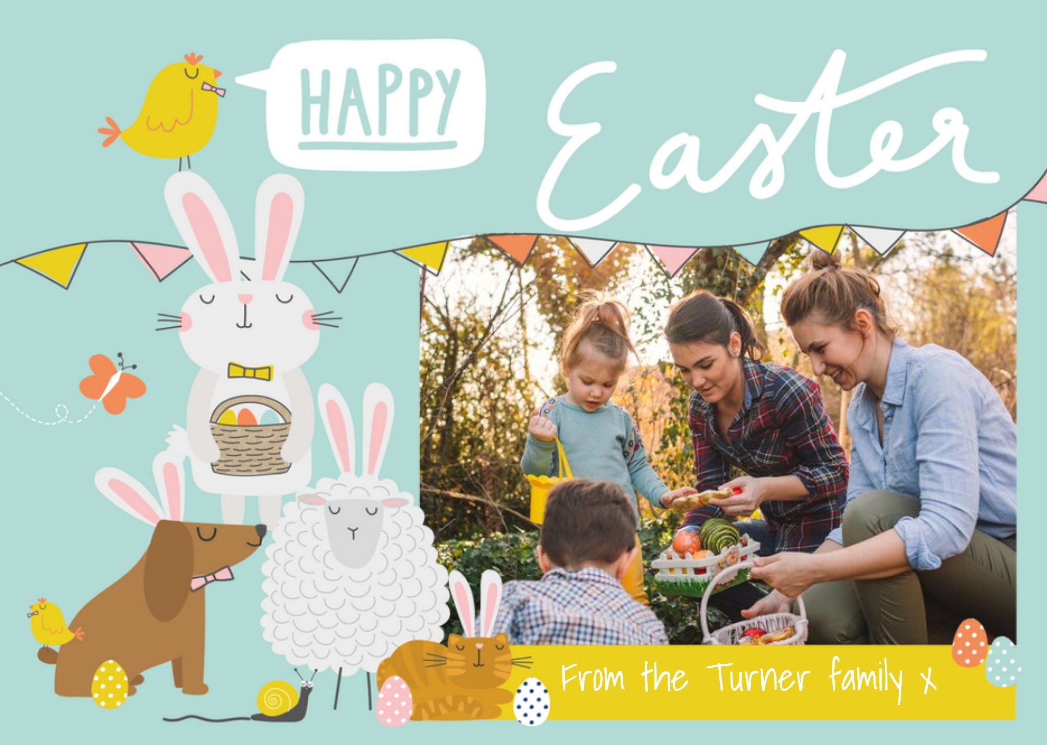 Moonpig Easter Card - Happy Easter - Photo Upload Ecard