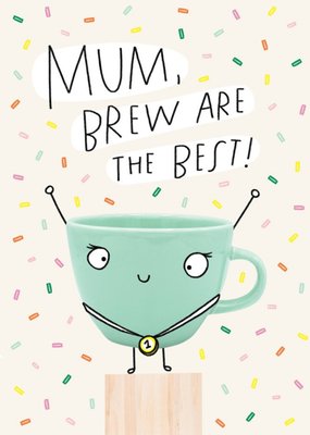 Kate Smith Illustrated Teacup Punny Mother's Day Card