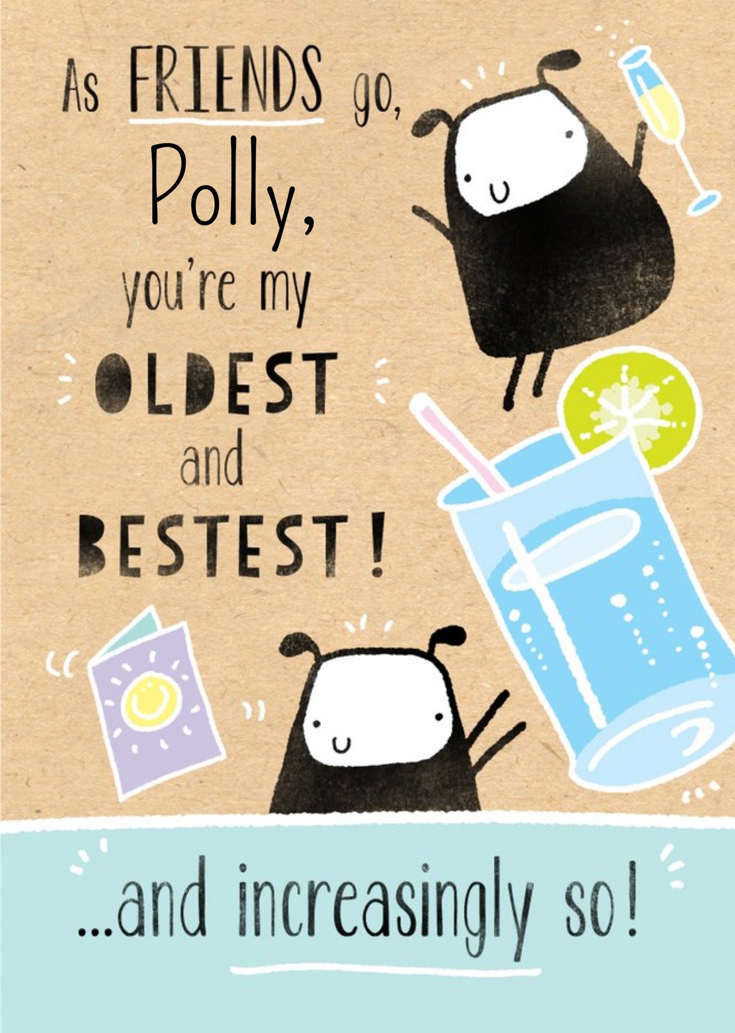 Other Deeply Sheeply Oldest Friend Best Friend Birthday Card Ecard