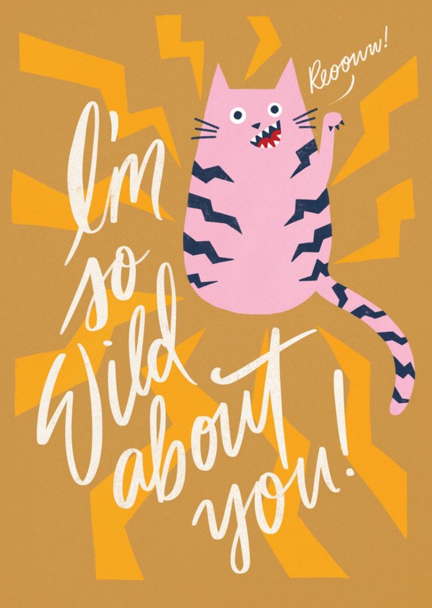 Cardy Club Im So Wild About You Card, Large