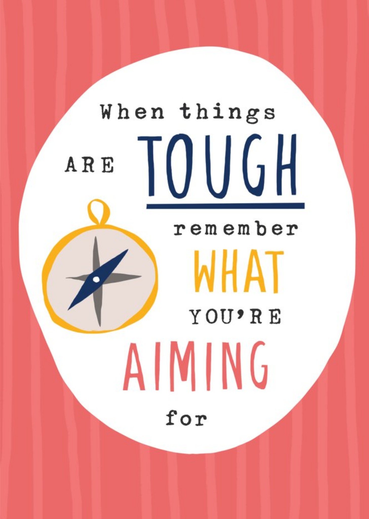 Moonpig When Things Are Tough Thinking Of You Empathy Card Ecard