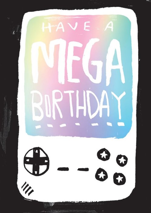 Gaming Have A Mega Birthday Card