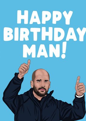 Football Happy Birthday Man Card
