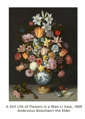 The National Gallery A Still Life Of Flowers Birthday Card