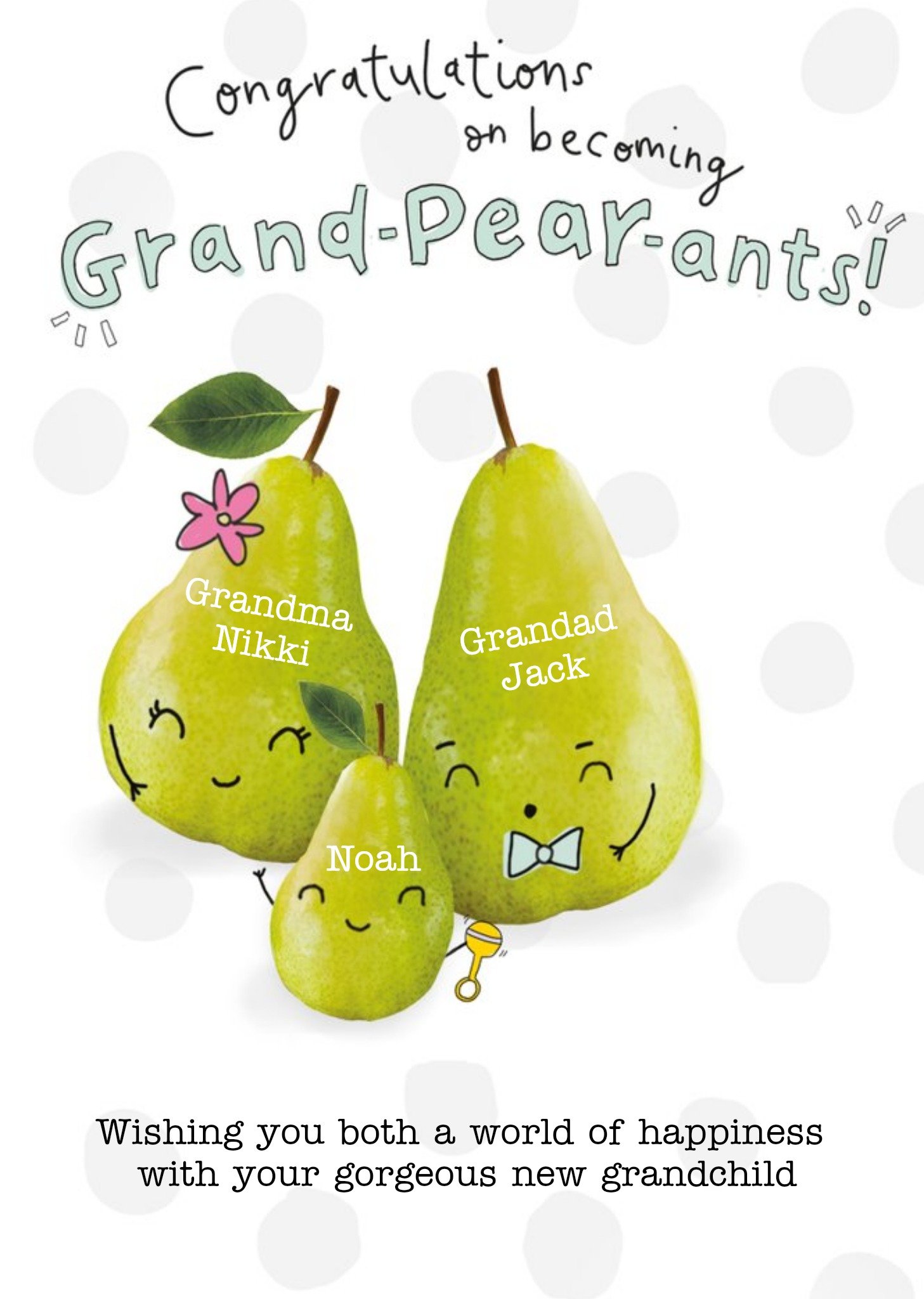 Congratulations On Becoming Grandparents Card