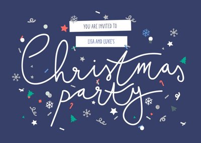 Oh Cheers Christmas Party Invitation Card