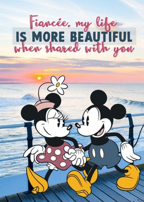 Mickey and Minnie Mouse Valentine's Day Card
