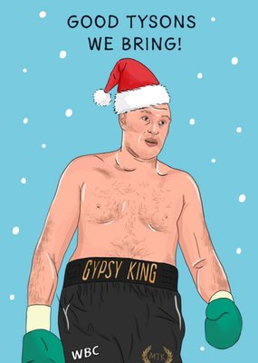 Good Tysons We Bring Popular Sport and TV Personality Christmas Card