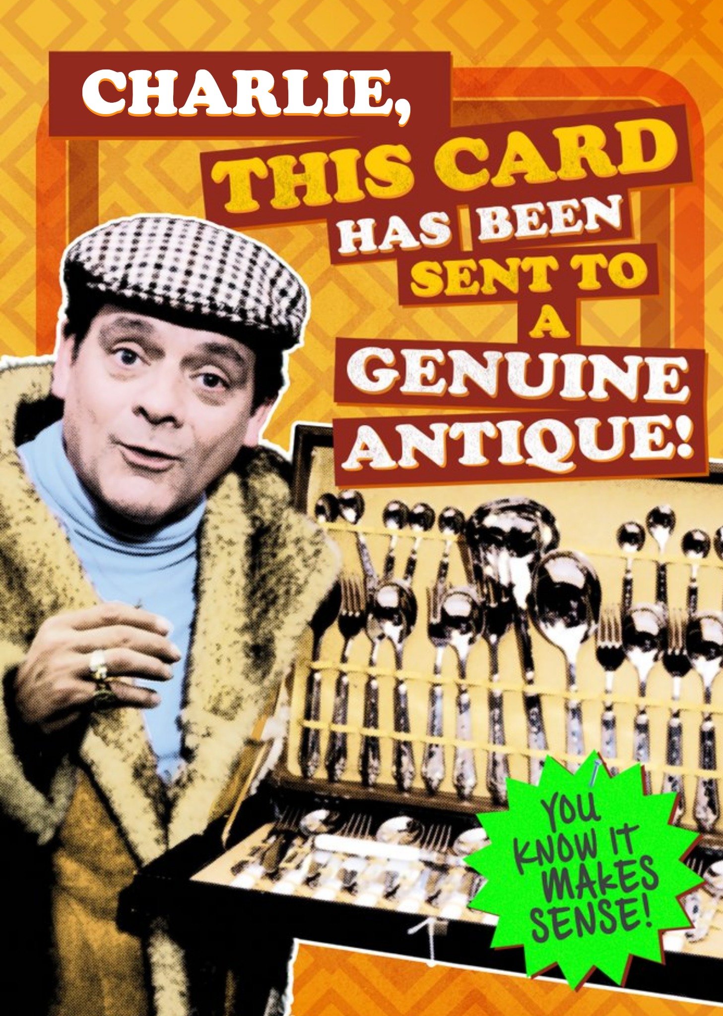 Only Fools & Horses Funny Only Fools And Horses Genuine Antique Birthday Card Ecard