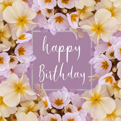 Alex Sharp Photography Floral Pretty Flower Happy Birthday Card