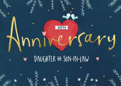 Daughter And Son-In-Law Anniversary Card