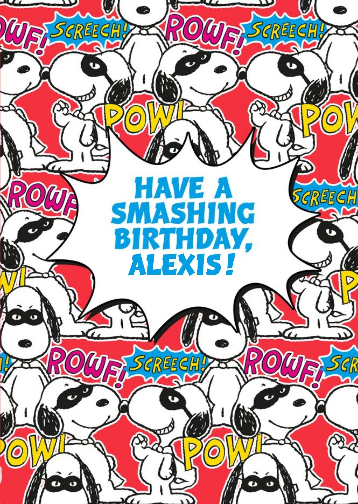 Moonpig Peanuts Have A Smashing Birthday Card, Large