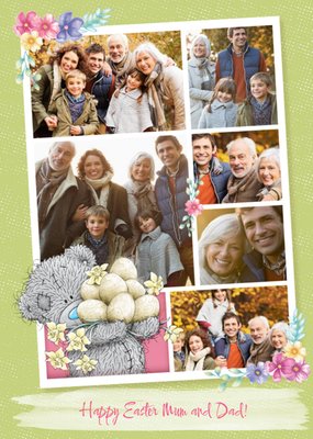 Easter Card - Photo Upload - Mum And Dad - Tatty Teddy - Me To You