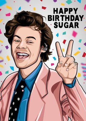 Happy Birthday Sugar Celeb Spoof Card