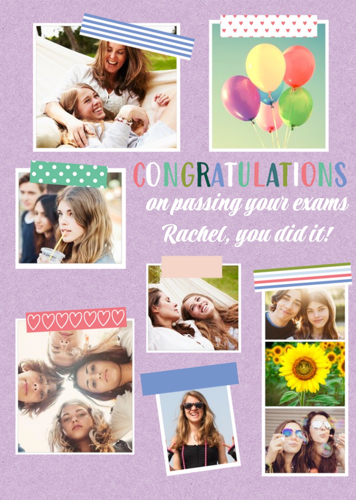 Multi Photo Upload Congratulations Card Ecard