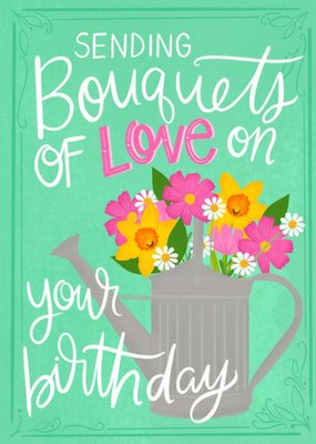 Pen & Paint Illustrations Floral Gardening Birthday Card