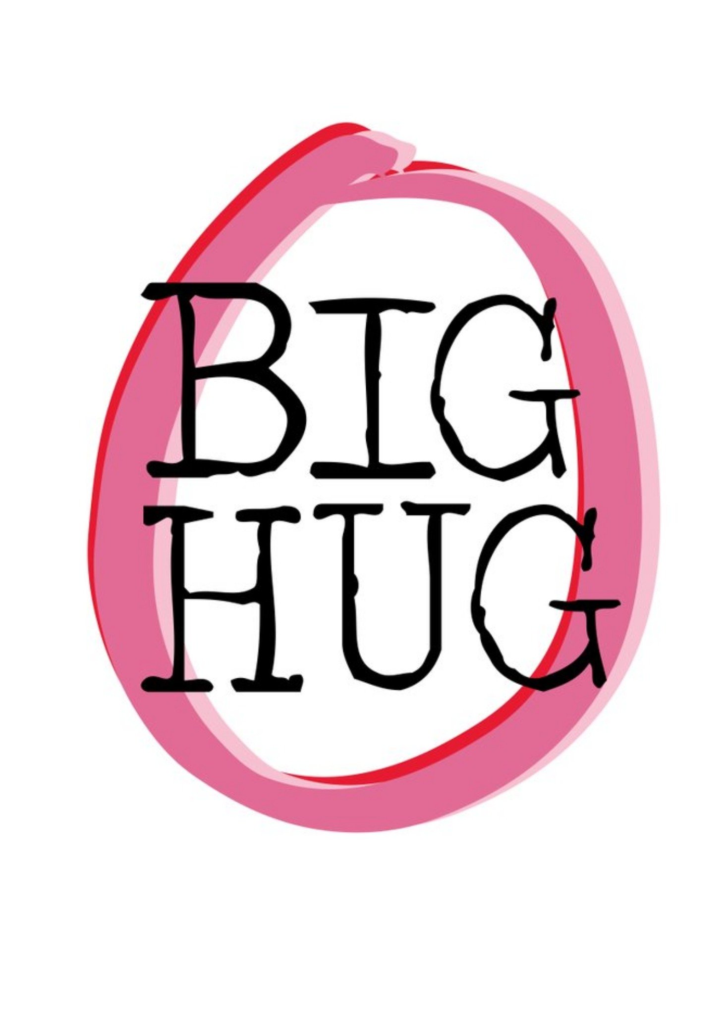 Moonpig Big Hugs Card, Large