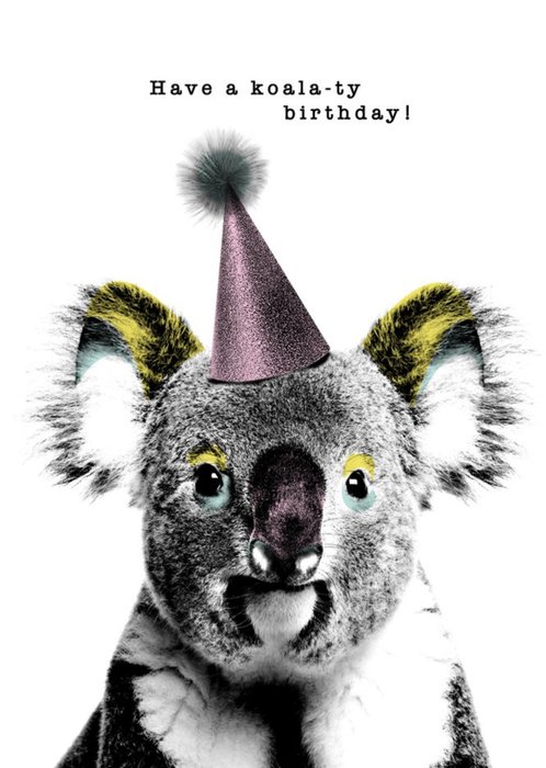 Modern Design Have A Koala Ty Birthday Card