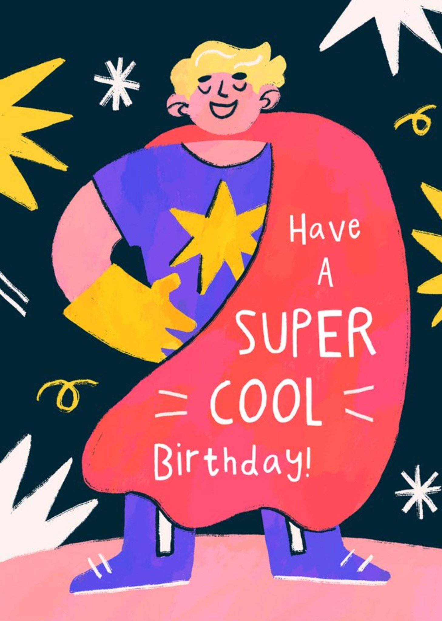 Super Cool Birthday Illustrated Card Ecard