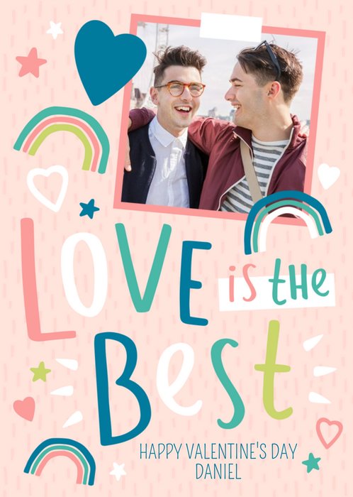 Oh Happy Day Love Is The Best Photo Upload Card