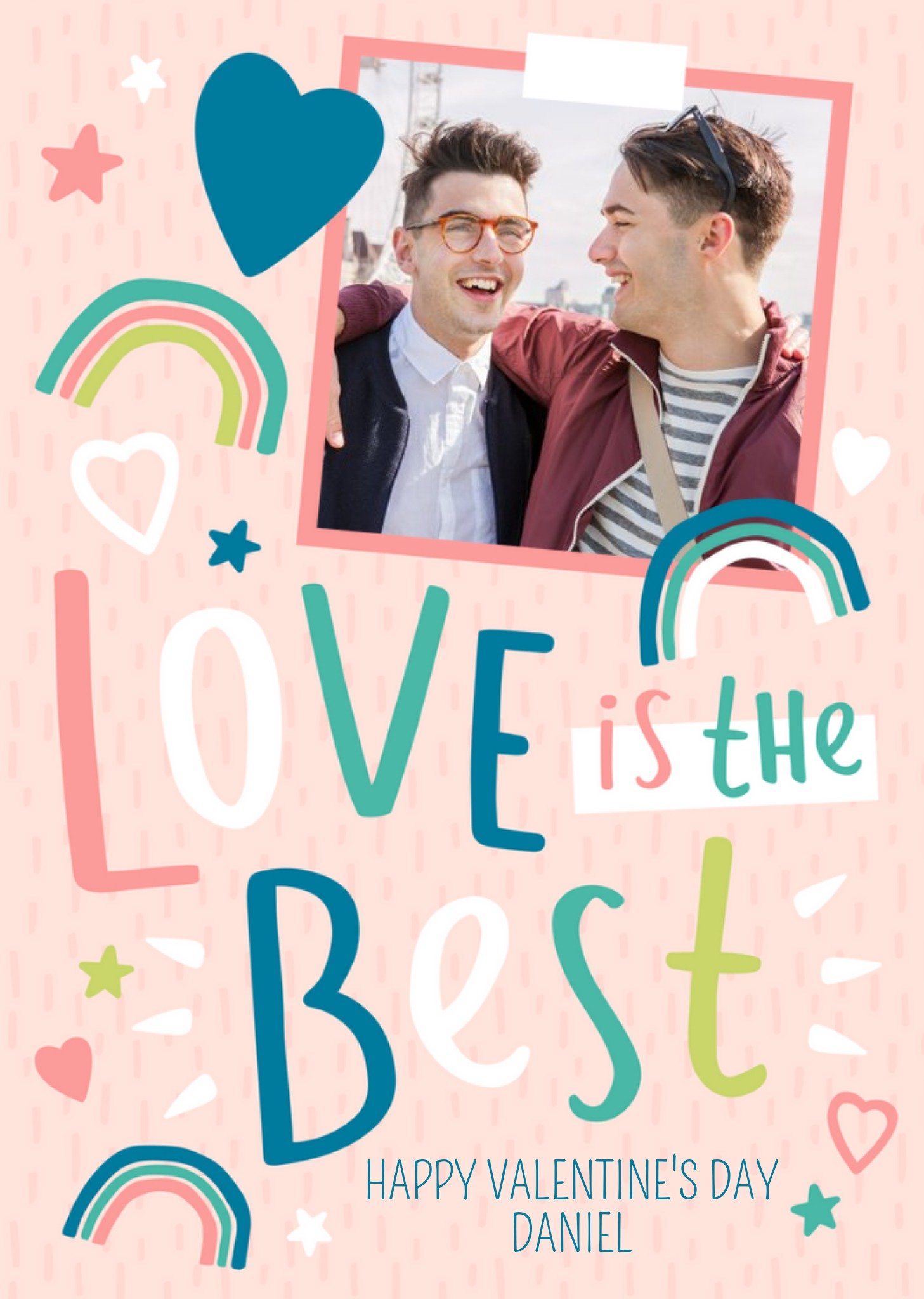 Other Oh Happy Day Love Is The Best Photo Upload Card Ecard