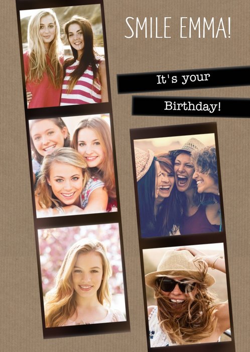 Smile! It's Your Birthday - Photo Birthday Card