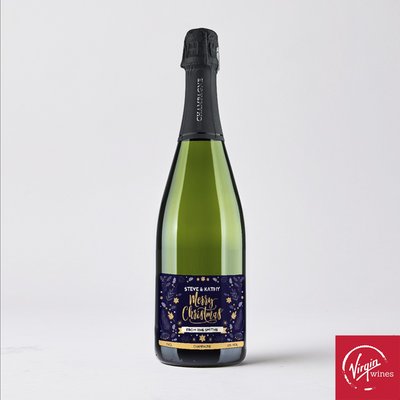 Personalised Festive Champagne
