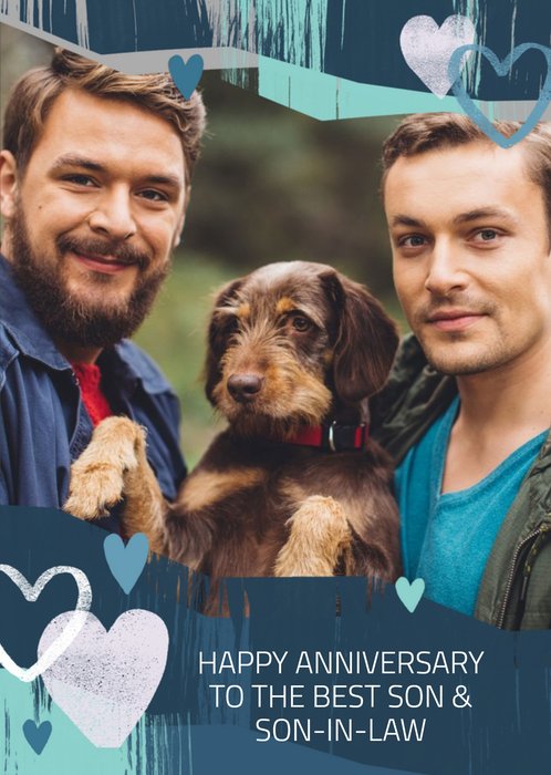 LGBTQ+ Son And Son-In-Law Anniversary Card
