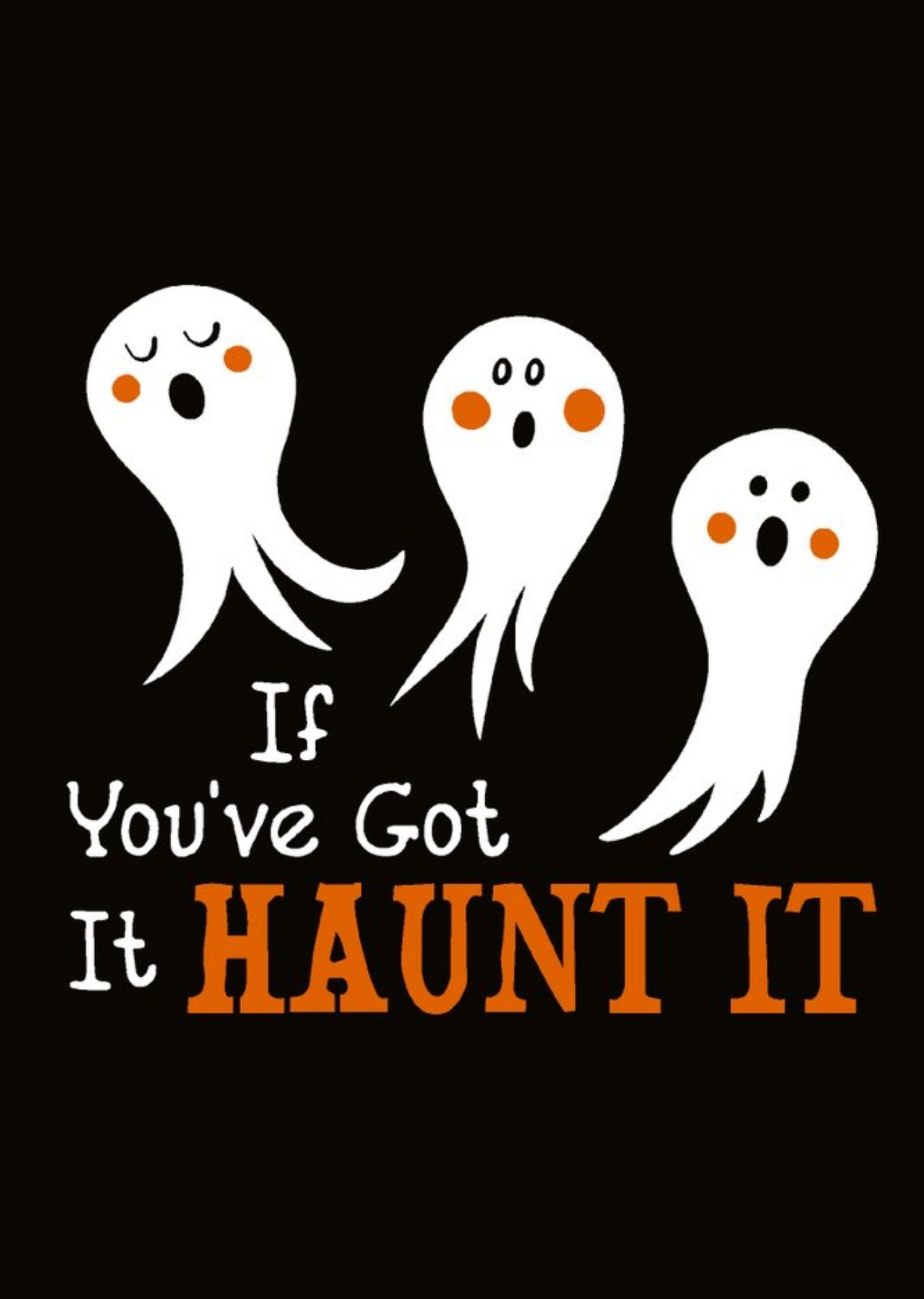 Hauntingly Funny Halloween Pun Card Ecard