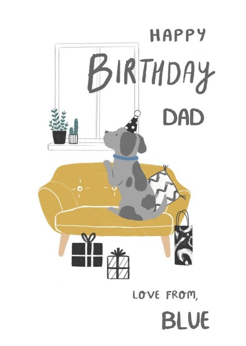 Millicent Venton Birthday Dad From Dog Pet Mustard Celebration Presents Male