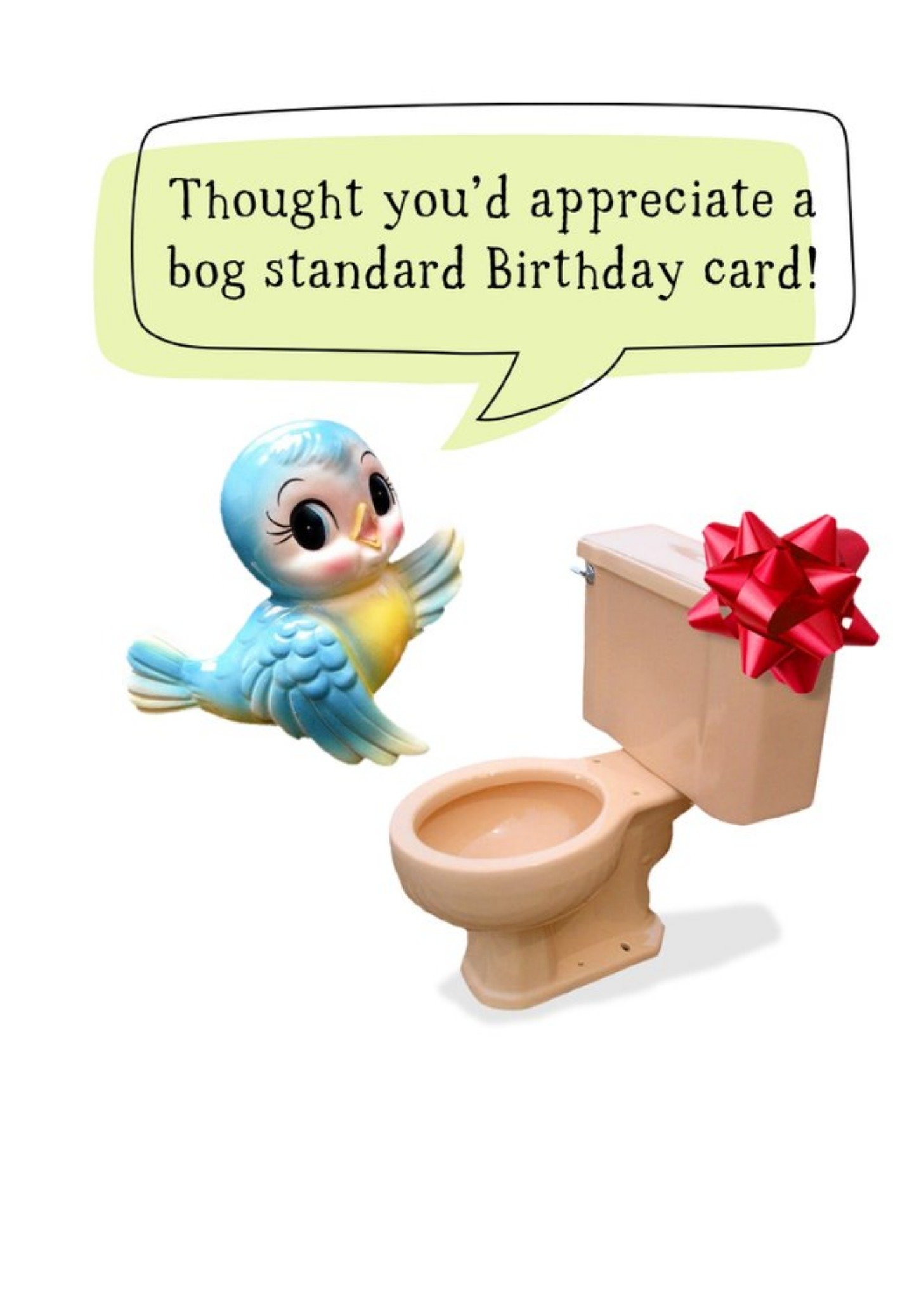 Moonpig Thought Youd Appreciate A Bog Standard Birthday Card, Large