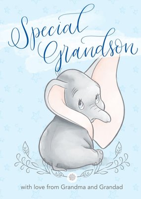 Disney Dumbo - Cute Grandson birthday card